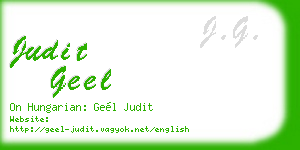 judit geel business card